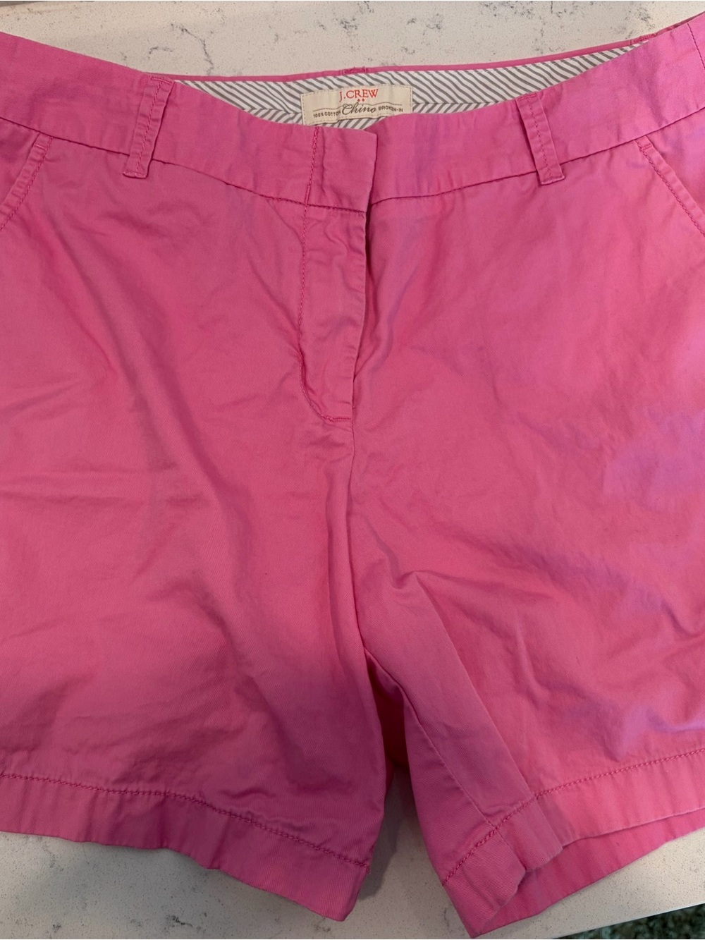 J. Crew Pink Chino Bermuda Shorts